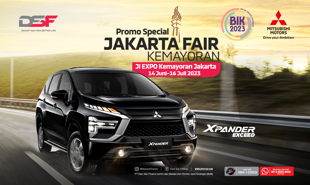 Spesial Promo Mitsubishi di Jakarta Fair Kemayoran 2023!