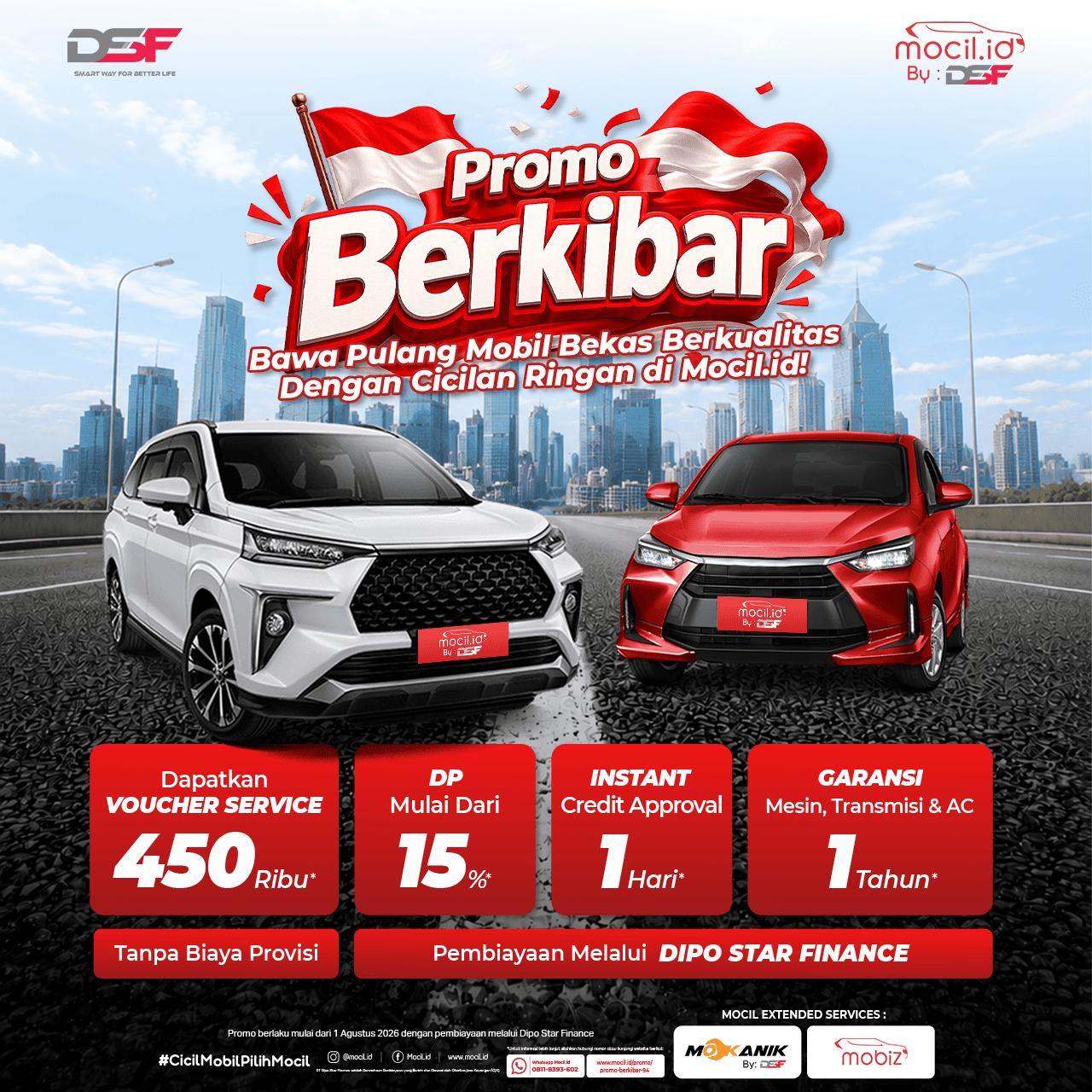 Promo Jumbo Kredit Mobil Bekas di Mocil.id Bunga Mulai dari 5,99%
