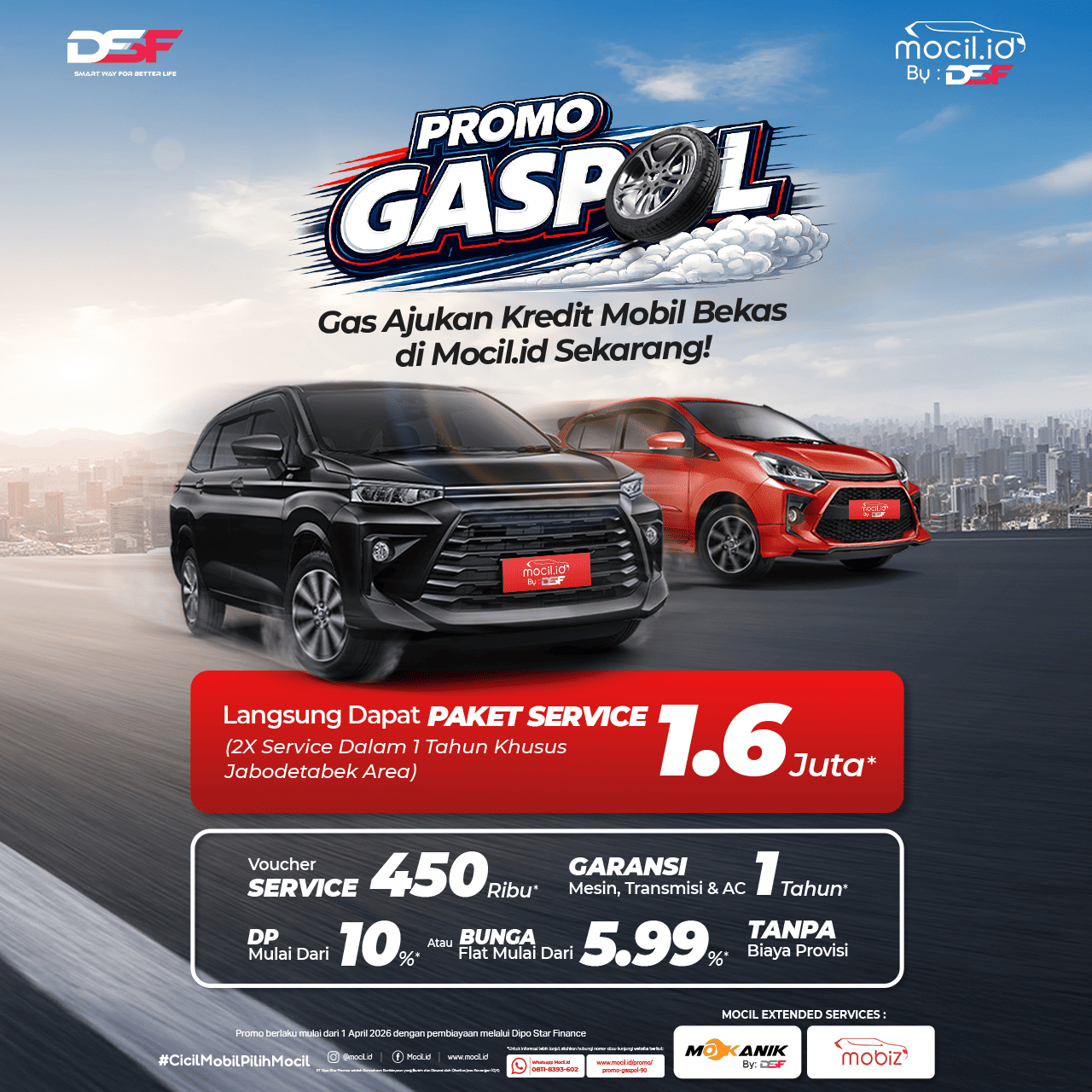 Kredit Mobil Bekas di Mocil.id by DSF
