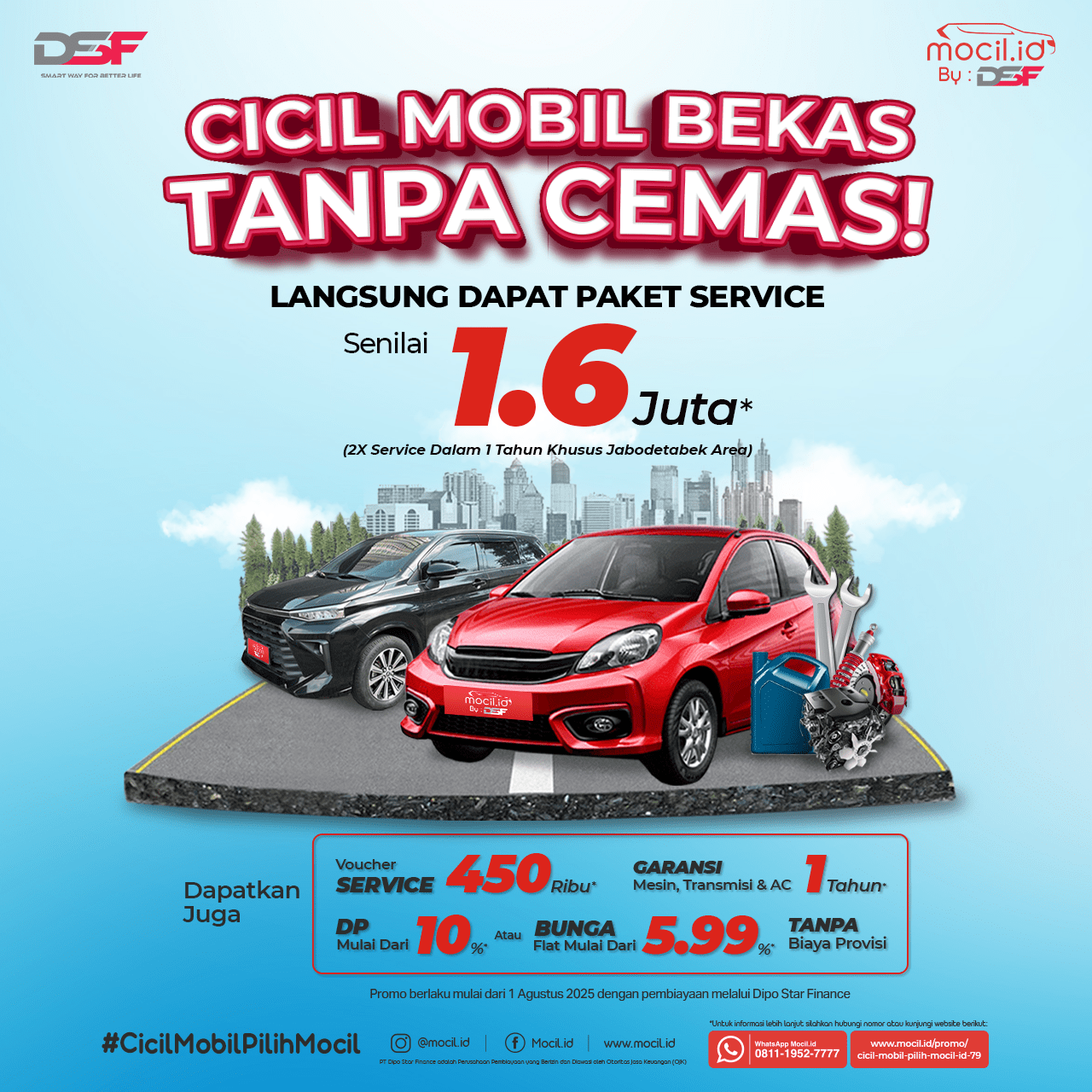 Kredit Mobil Bekas di Mocil.id by DSF