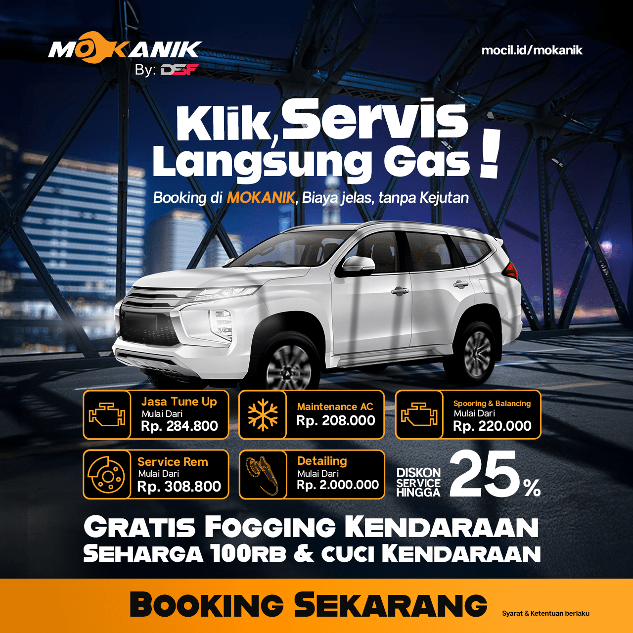 Dapatkan layanan servis terbaik untuk kendaraan Anda dengan teknisi ahli yang siap memberikan perawatan Maksimal