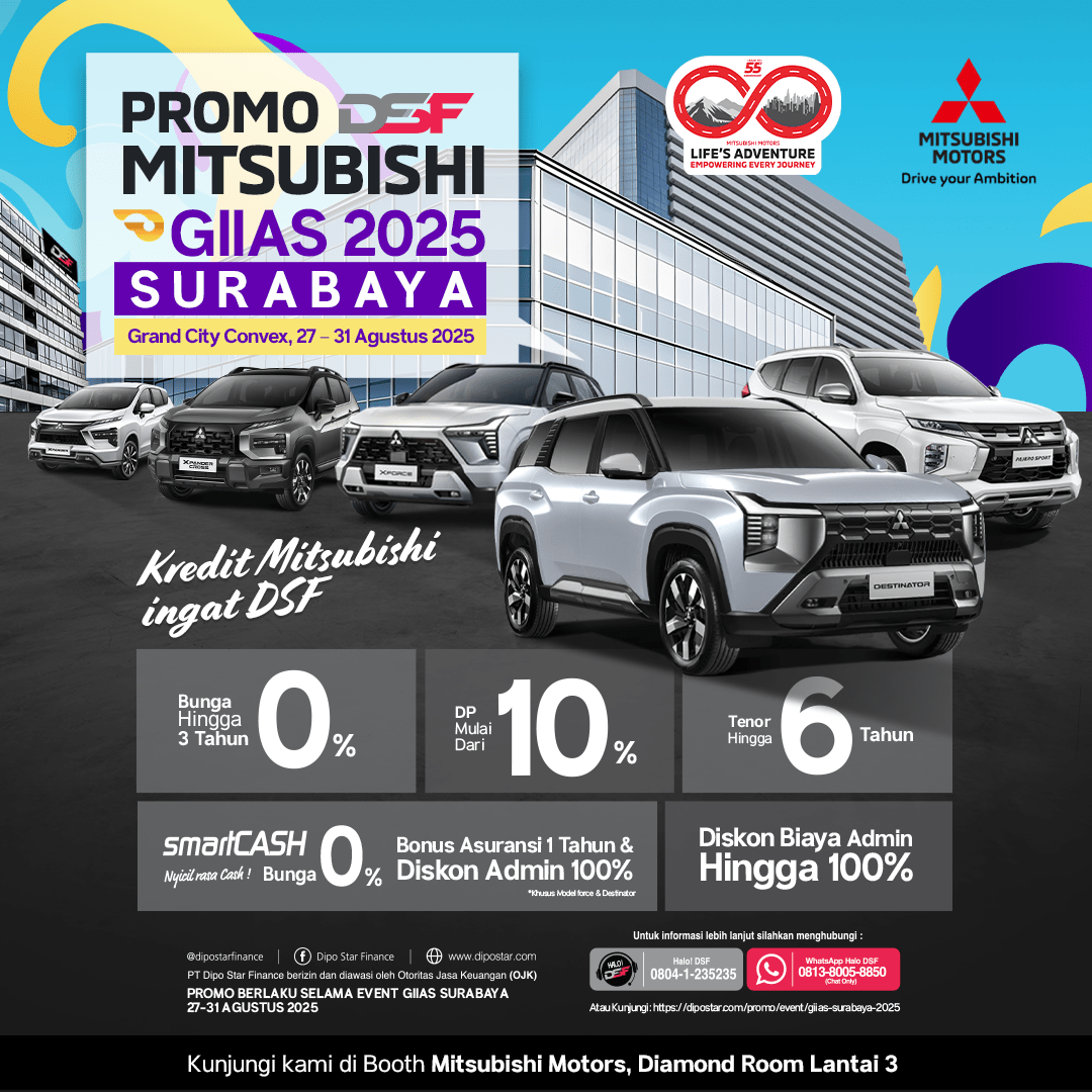Promo Spesial GIIAS Surabaya 2025 dari DSF!