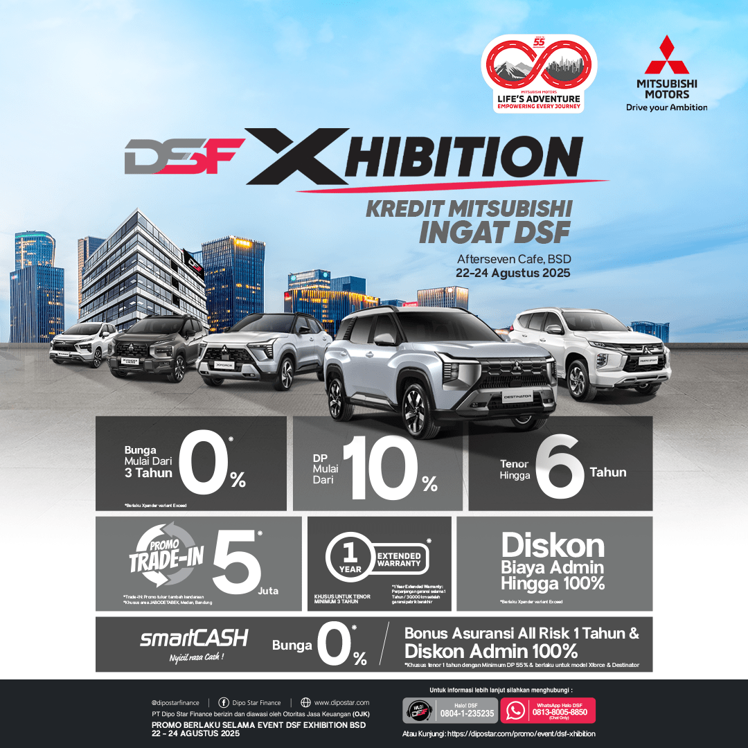 Jangan Lewatkan! Promo Spesial untuk Mitsubishi Impian di DSF Exhibition!