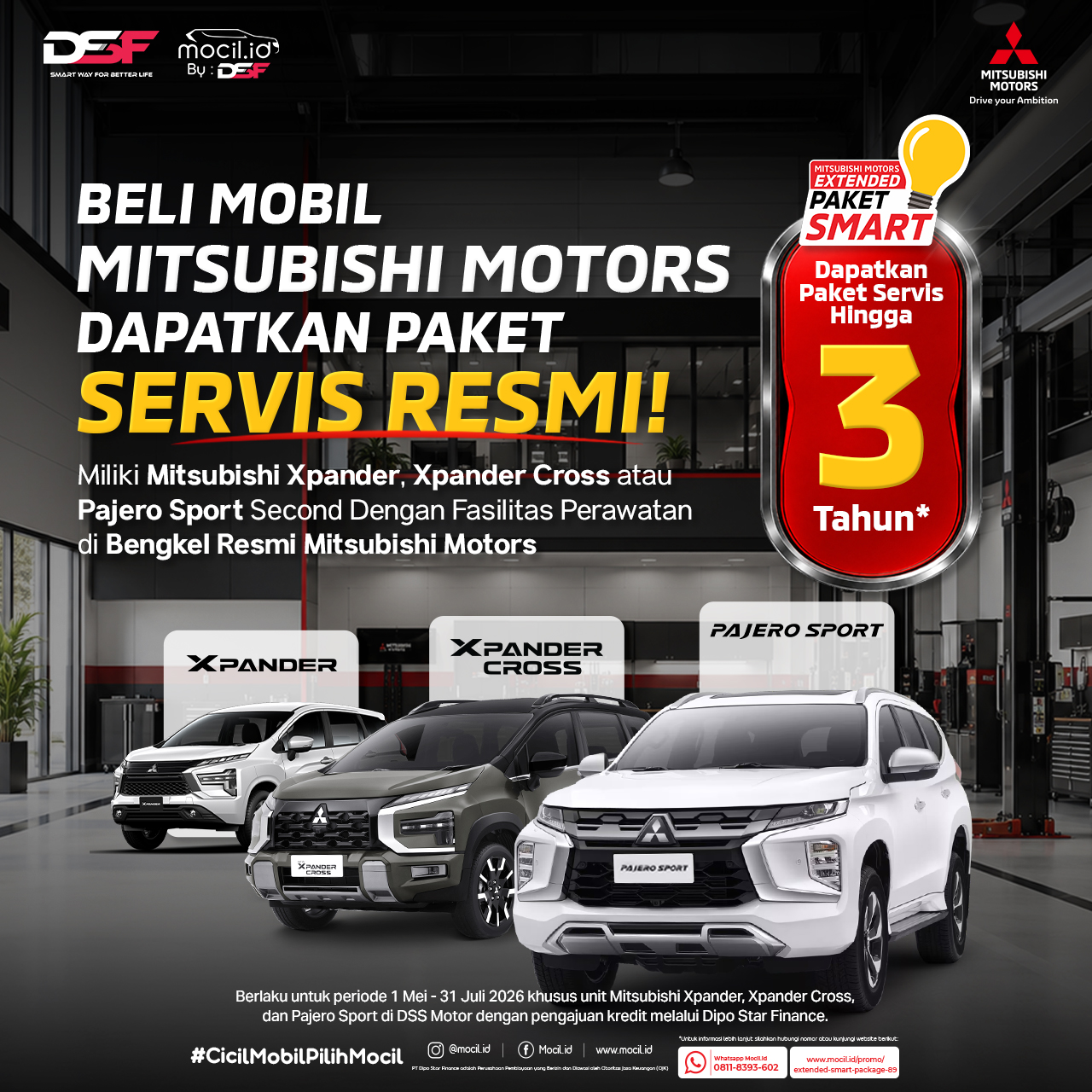Cicil Mobil Bekas, Dapat Paket Servis Resmi